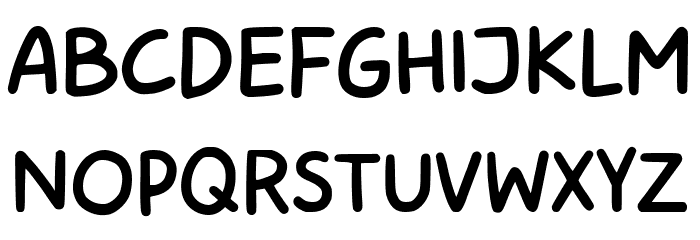 Avocade Bold Schriftart Groß