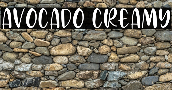 Avocado Creamy Font