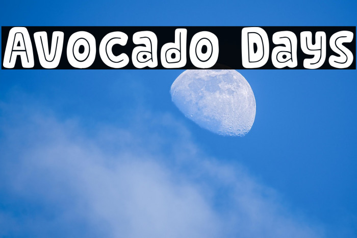 Avocado Days Example 2