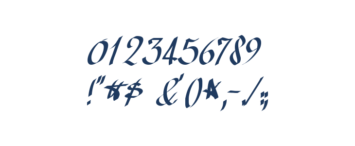 Avocado Regular Other Characters