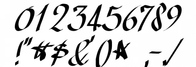 Avocado Regular Font OTHER CHARS