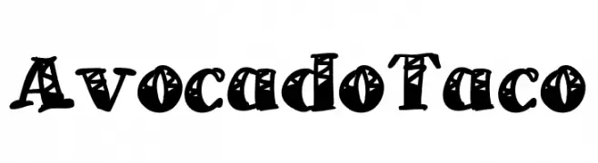 Avocado Taco  Frei Schriftart Herunterladen