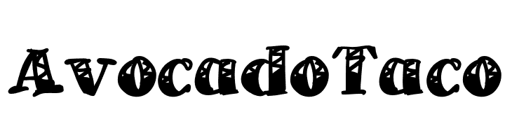Avocado Taco  font caratteri gratis