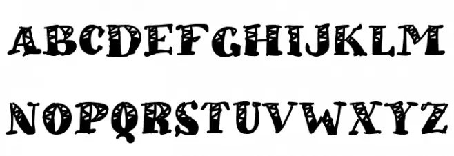 Avocado Taco Schriftart Groß