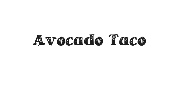 Avocado Taco Logo