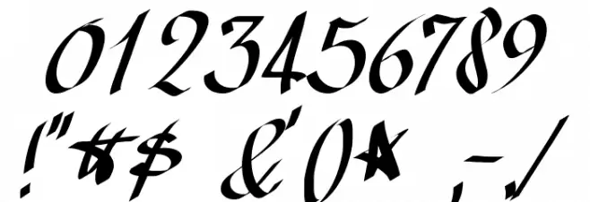 Avocado Font OTHER CHARS