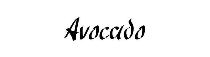 Avocado  Free Fonts Download