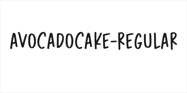 AvocadoCake-Regular Logo