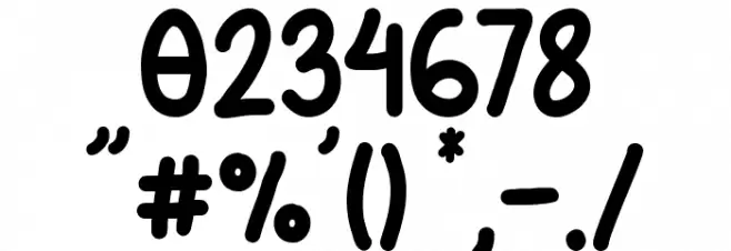 Avocados Font OTHER CHARS