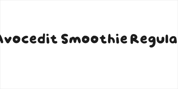 Avocedit Smoothie Regular Logo
