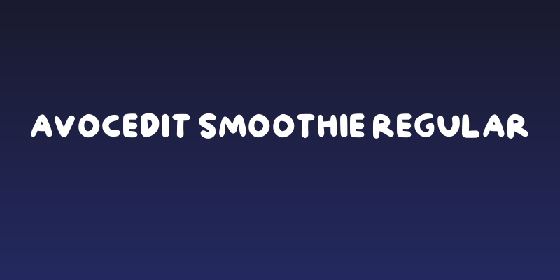 Avocedit Smoothie Regular Social Header