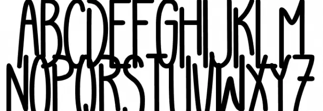 Avoid Schriftart Groß