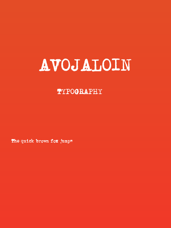 Avojaloin Poster