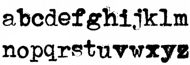 Avojaloin फ़ॉन्ट लोअरकेस