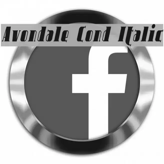 Avondale Cond Italic Font examples