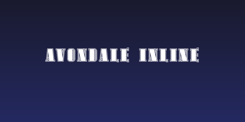 Avondale Inline Social Header