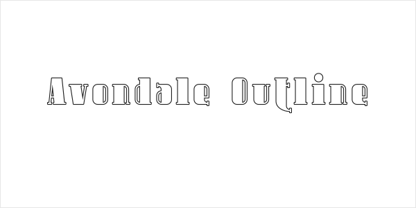 Avondale Outline Logo