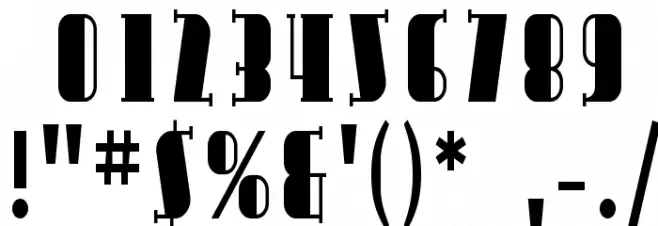 Avondale SC Cond フォント その他の文字