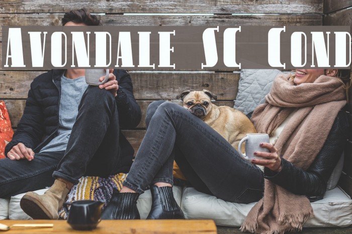 Avondale SC Cond フォント examples