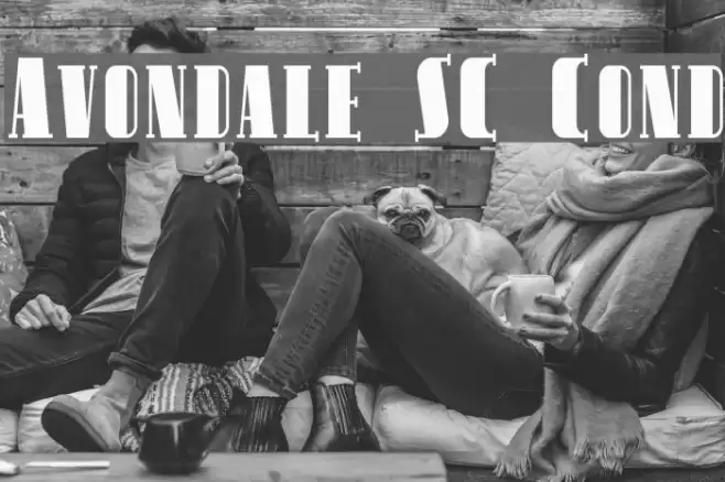 Avondale SC Cond フォント examples