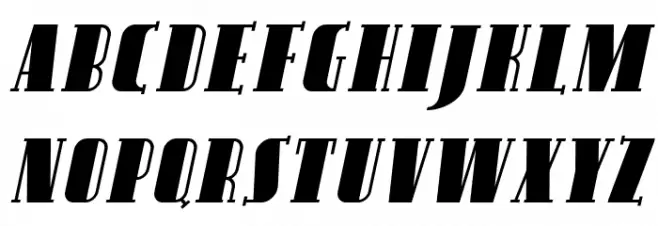 Avondale SC Italic Шрифта ВЕРХНИЙ
