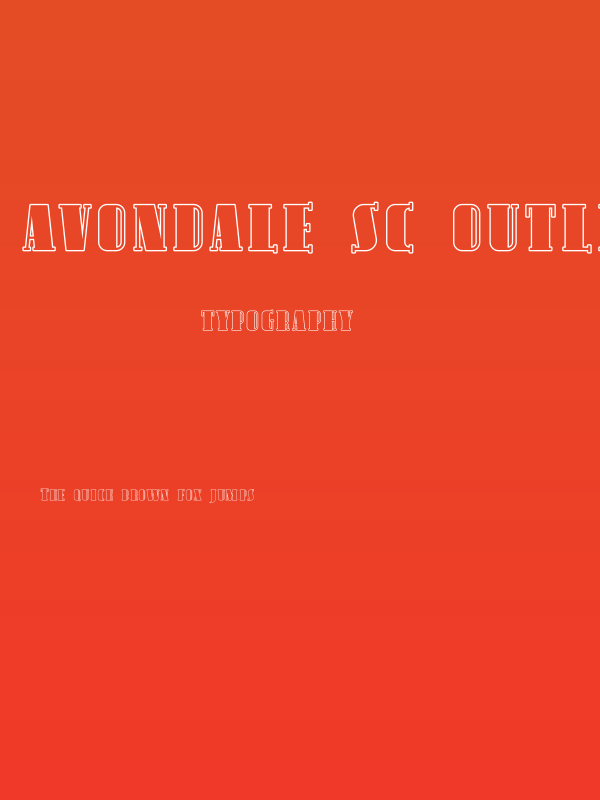 Avondale SC Outline Poster