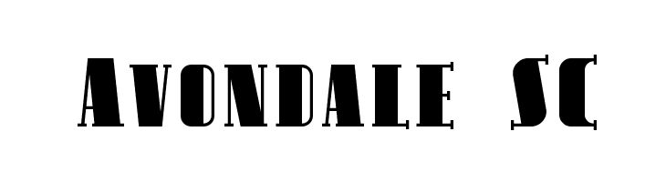 Avondale SC  Descarca Fonturi Gratis