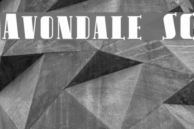 Avondale SC Font examples