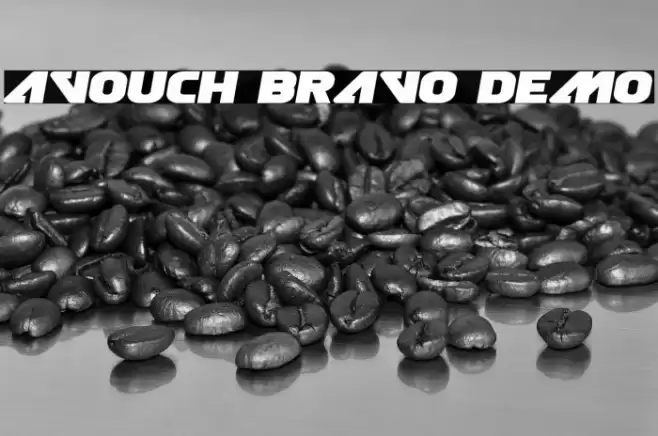 Avouch Bravo Demo फ़ॉन्ट examples