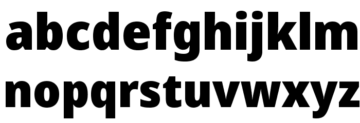 Avrile Sans Black Font LOWERCASE