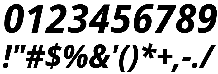Avrile Sans Bold Italic Schriftart Anderer Schreiben