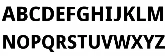 Avrile Sans Bold خط أحرف كبيرة