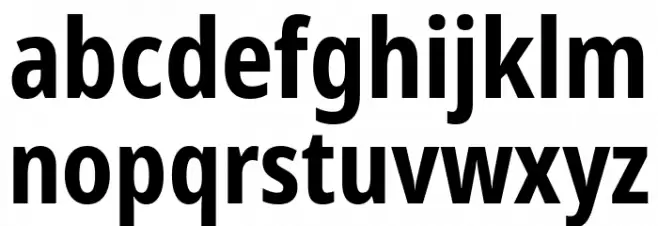 Avrile Sans Condensed Bold Fuentes MINÚSCULAS