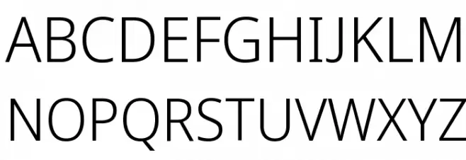 Avrile Sans Light Schriftart Groß