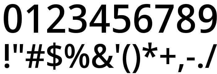 Avrile Sans Medium Schriftart Anderer Schreiben