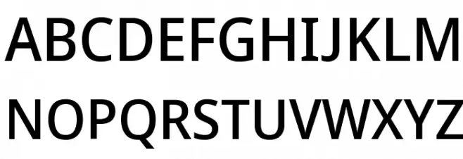 Avrile Sans Medium 字体 大写