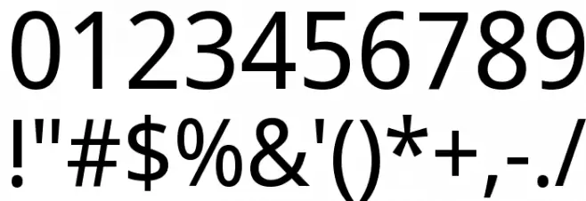 Avrile Sans Regular Font OTHER CHARS