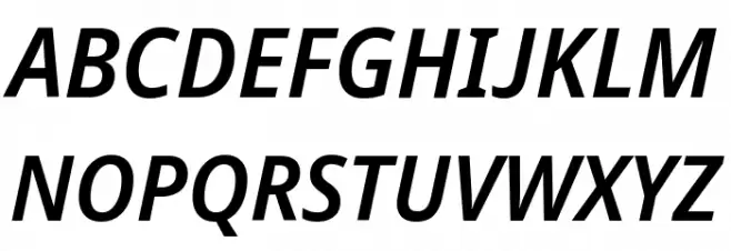 Avrile Sans SemiBold Italic Fonte MAIÚSCULAS