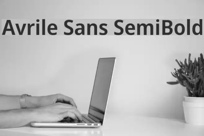 Avrile Sans SemiBold Font examples