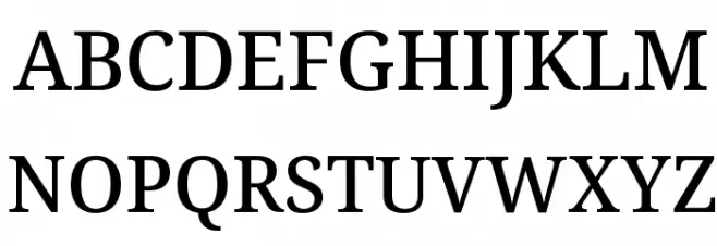 Avrile Serif Medium Polices MAJUSCULES