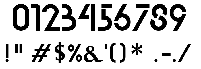 Avrojaks Font OTHER CHARS