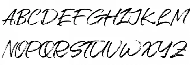 Avture フォント 大文字