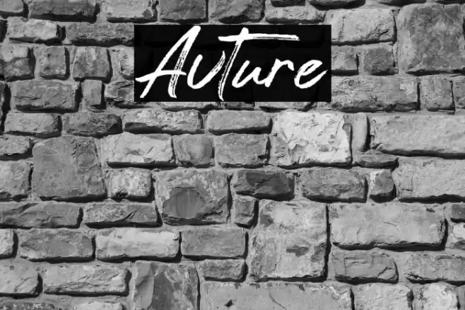 Avture Font examples