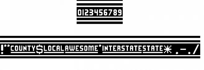 avenue Regular Font OTHER CHARS