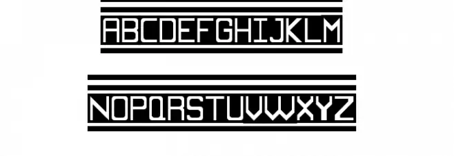 avenue Regular Font UPPERCASE