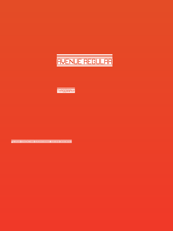 avenue Regular Poster