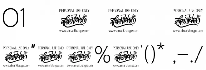 averox Font OTHER CHARS