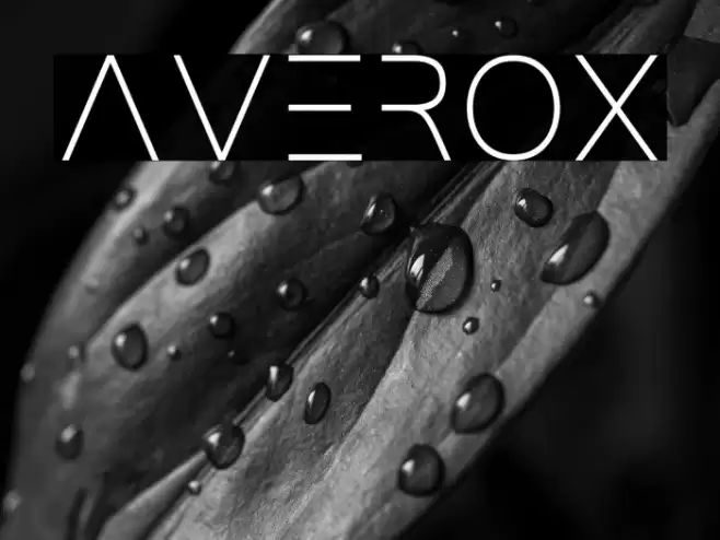 averox Font examples