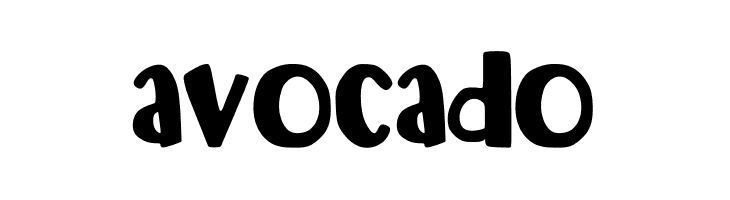 avocado 字体