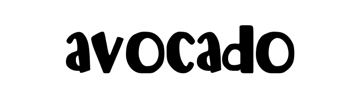 avocado Font